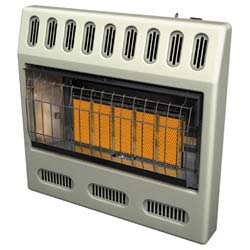 Glo-Warm Plaque Infrared heaters direct heat from radiant plaques that warm like the sun.  It heats objects in the room before the air.  Ideal for un-insulated rooms in your home.